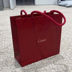 Cartier Deep Red Women's Tote